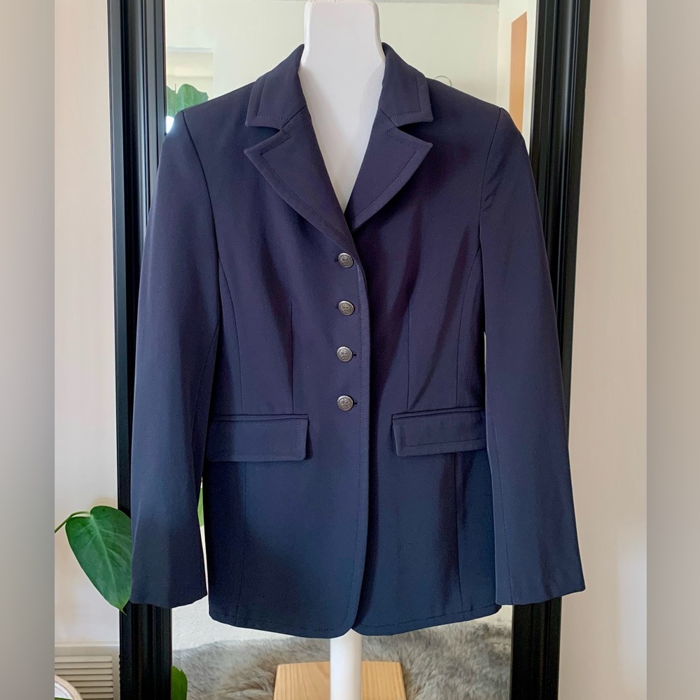 ISABELL WERTH  Navy Equestrian Riding Show Jacket